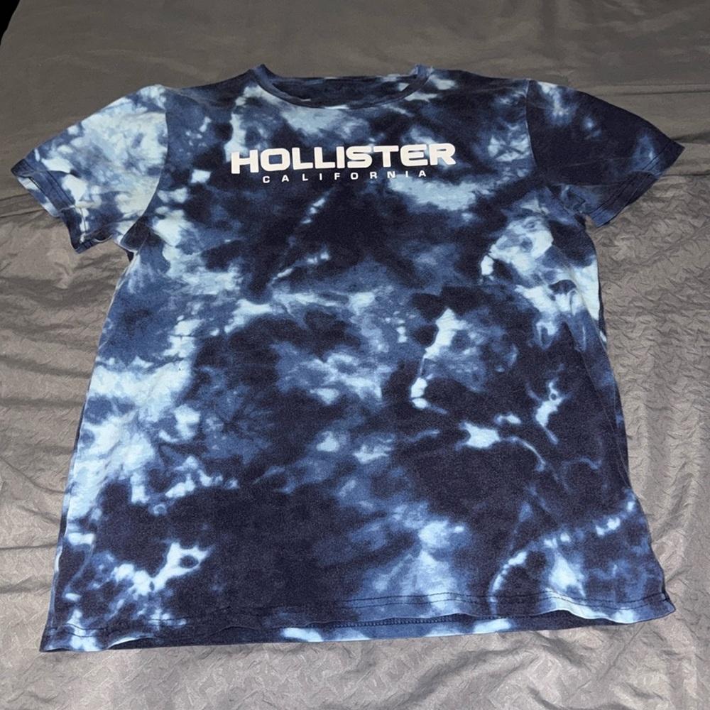 I am selling a blue Tye-dye Hollister California a shirts